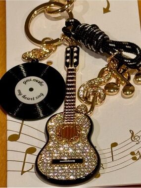 Piper.k Music Theme Bag Charms and Keychain